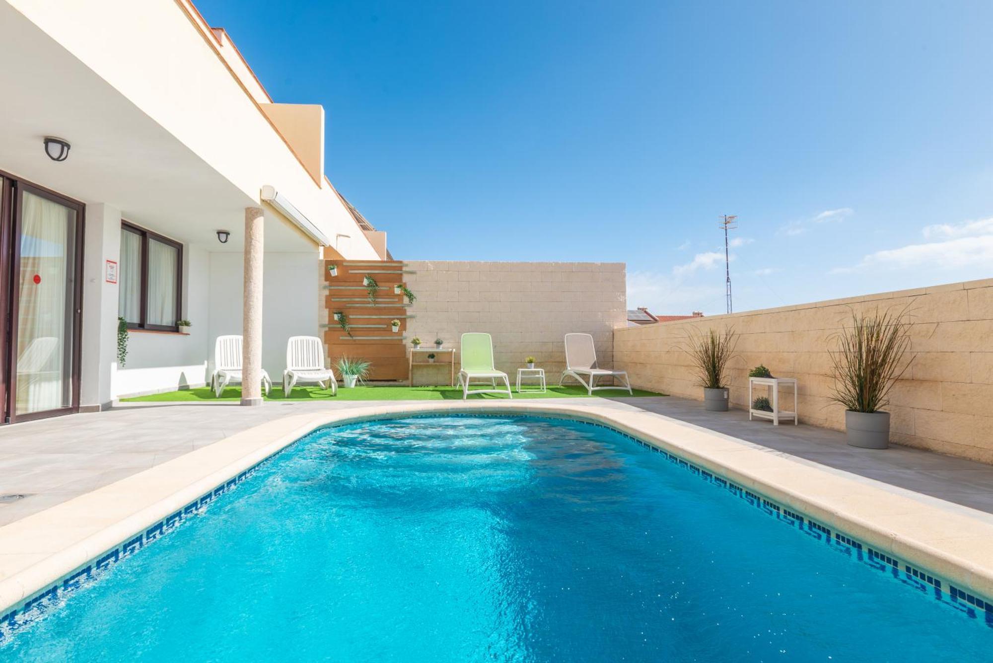 Casa Los Tejales With Climatized Private Pool El Médano Zewnętrze zdjęcie